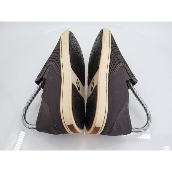 OluKai Women's Pehuea Shoe Size 7.5 Slip On Loafer Flats Gray Mesh Convertible - Picture 9 of 15